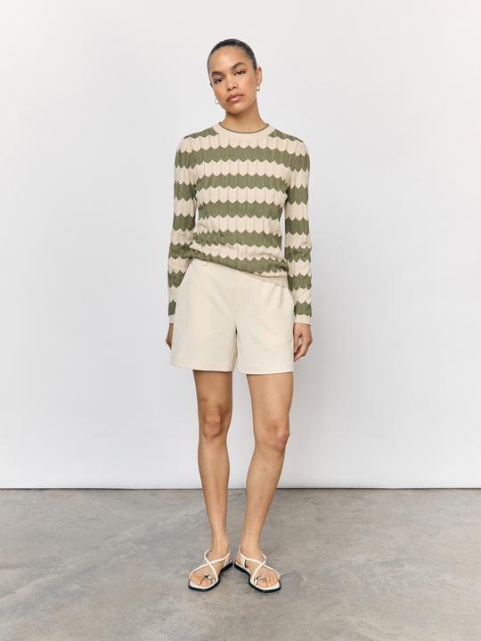 Produktbild Object Gestreifter Strickpullover (M)