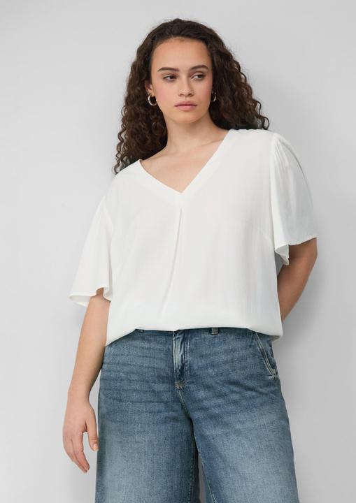 Produktbild S.Oliver Bluse Bluse mit Puffärmeln (48)
