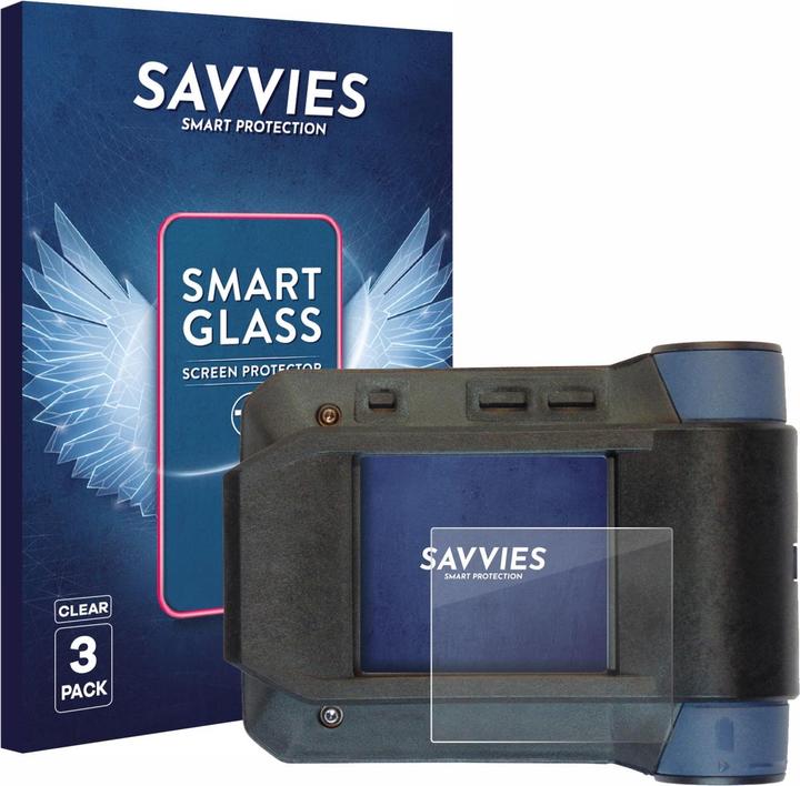 Produktbild Savvies Panzer Schutzglas für Swissphone s.Quad X15/ X35/ C45/ C35 Schutzfolie Displayschutz Display Schutz
