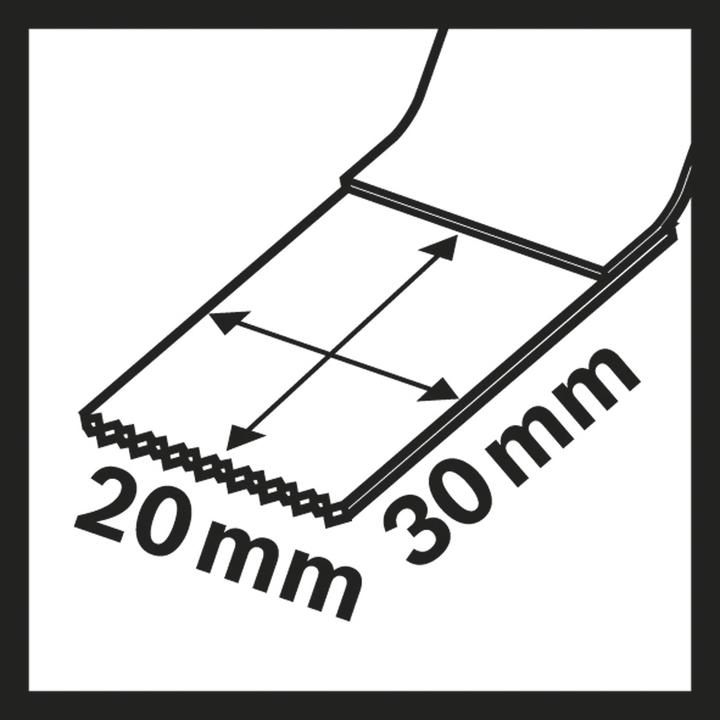 Produktbild Bosch Professional Zubehör BIM Tauchsägeblatt AIZ 20 AB, Wood and Metal, 30 x 20 mm, 5er-Pack