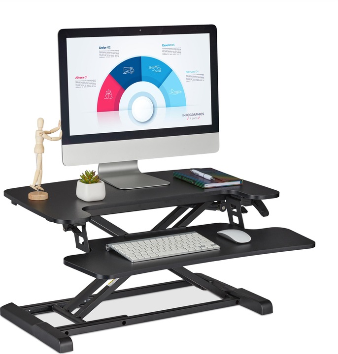 Actual product image Relaxdays Desk attachment