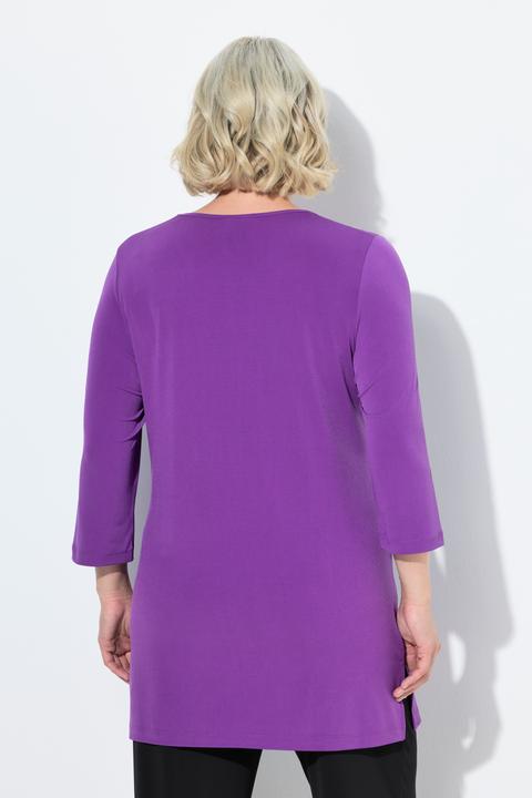 Actual product image Ulla Popken Matte Jersey Round Neck Tunic (50, 52)
