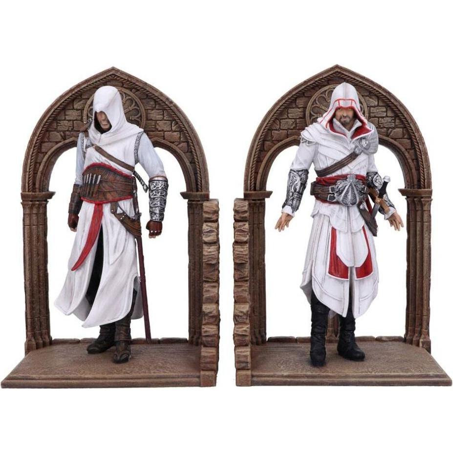 Thumbnail - Nemesis Now, Buchstütze, Assassin"s Creed Altair und Ezio Buchstützen (24 x 24 cm)