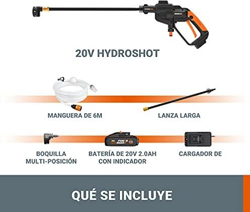 Productafbeelding Worx Accu hogedrukreiniger 20V WG620E.2 (Oplaadbare batterij)