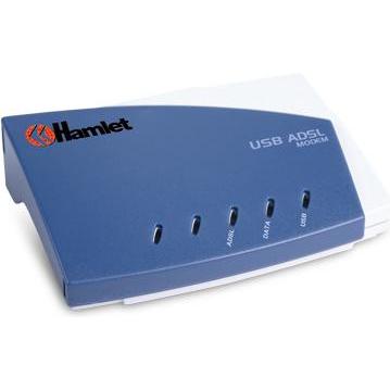 Hamlet Modem ADSL con interfaccia USB, Router