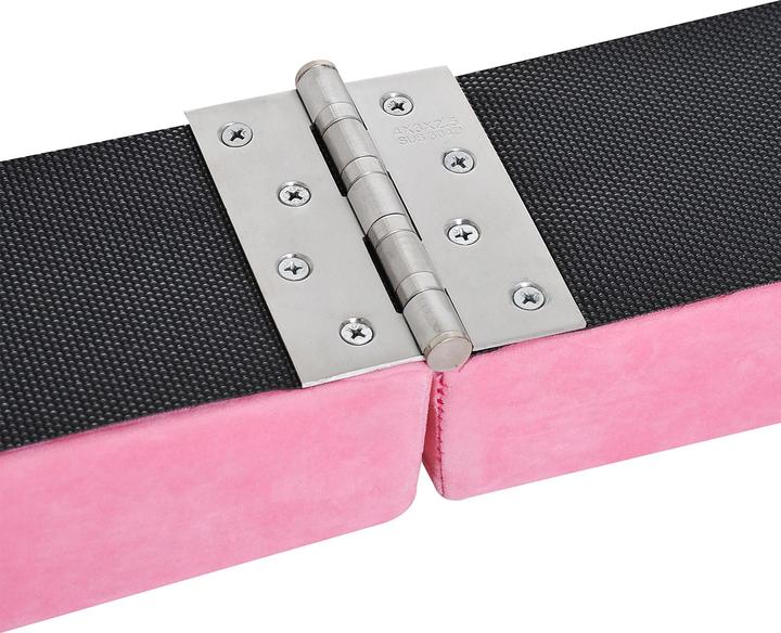 Produktbild Homcom Schwebebalken Kiefernholz, Polyester Rosa