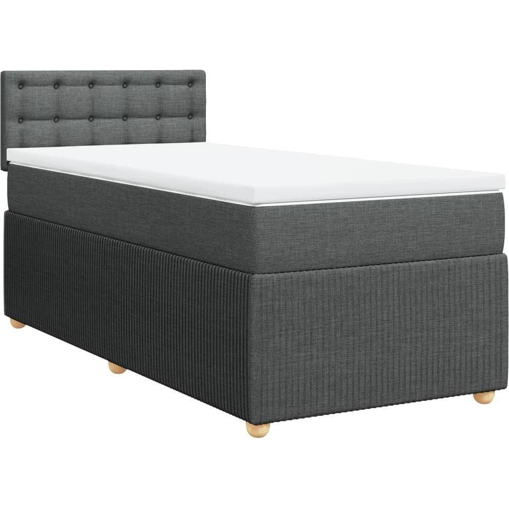 Thumbnail - VidaXL, Bett, Bo x springbett mit Matratze 120 x 190 cm Stoff (120 x 190 cm)