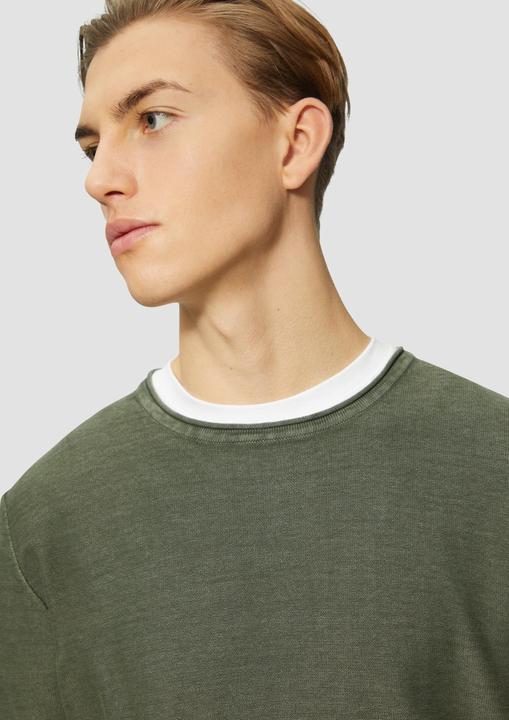 Actual product image S.Oliver Strickpullover Gewaschener Strickpullover mit Rollkante (S)
