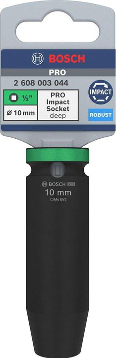 Immagine prodotto Bosch Professional Zubehör PRO Presa a impatto, 1/2", 10 mm, profonda (10 mm)