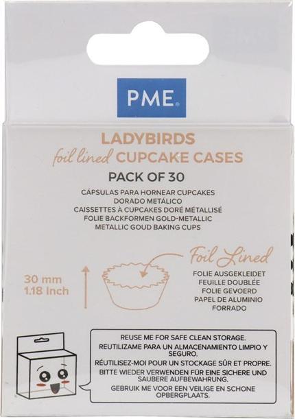 Actual product image PME Cupcake Moulds Ladybirds (5 cm)