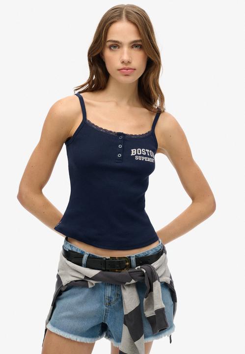 Actual product image Superdry Ath Ess Graphic Button Cami (12XL)