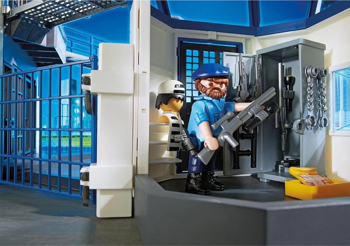 Image du produit Playmobil Centre de commandement de la police int. avec prison (6919, Playmobil City Action)