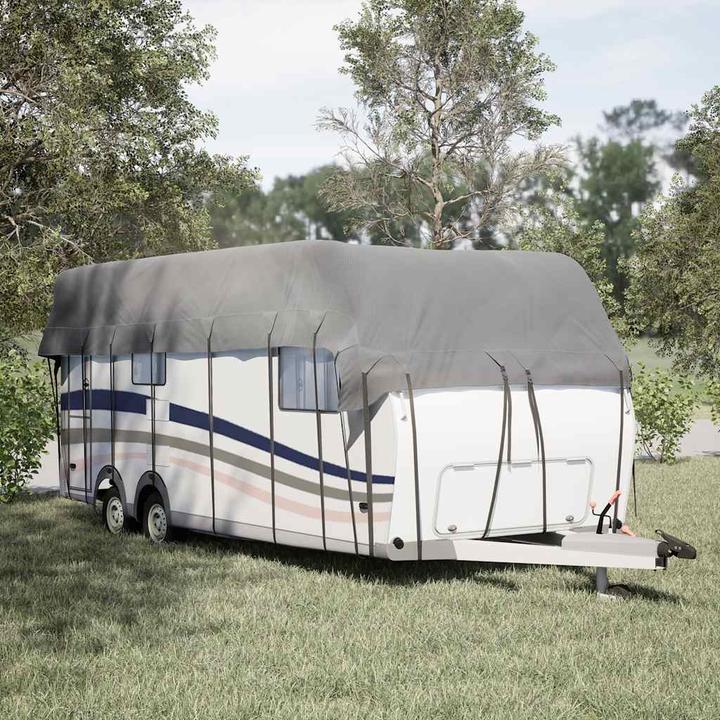 Actual product image vidaXL Roof tarpaulin for caravan grey 700x300 cm non-woven fabric