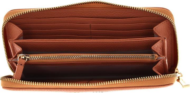 Actual product image Coccinelle Metallic Soft Zip Wallet Grainy Leather