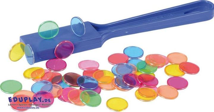 Eduplay Magnetstab mit Chips (Deutsch, Französisch, Italienisch, Englisch)