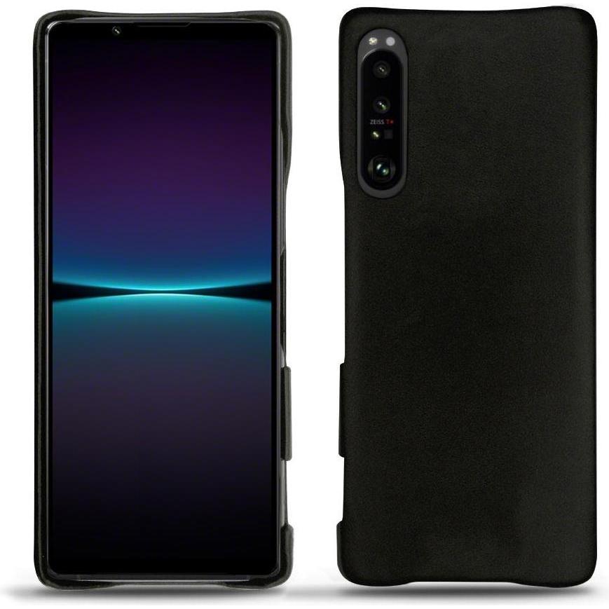 Noreve Lederschutzhülle (Sony Xperia 1 IV), Smartphone Hülle, Schwarz