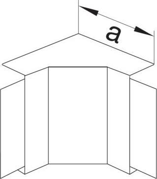 Actual product image Hager Inside corner (618.10 cm)