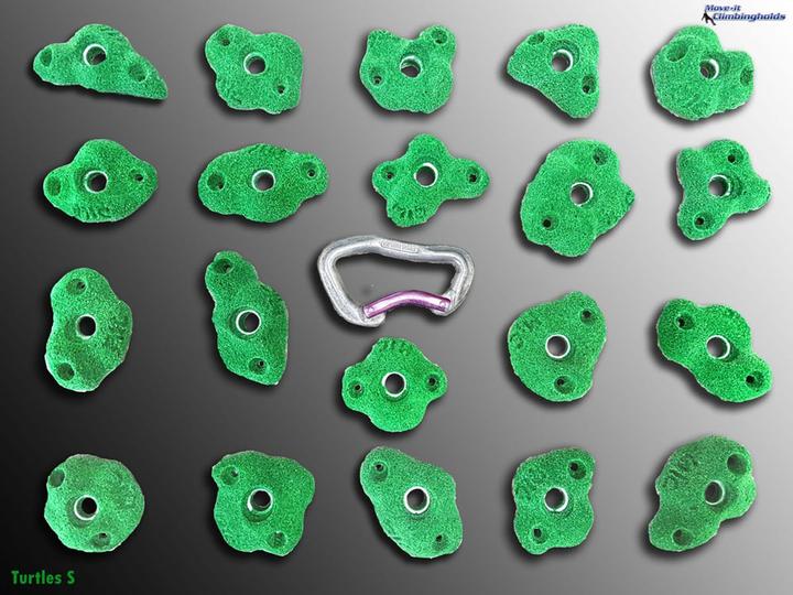 Actual product image Move It Climbingholds Climbing holds Turtles S (Violet)