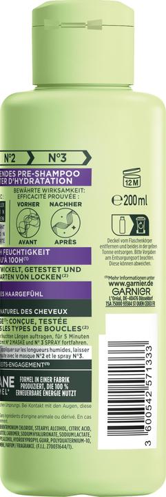 Image du produit Garnier PréShampooing Boucles (200 ml, Shampoing liquide)