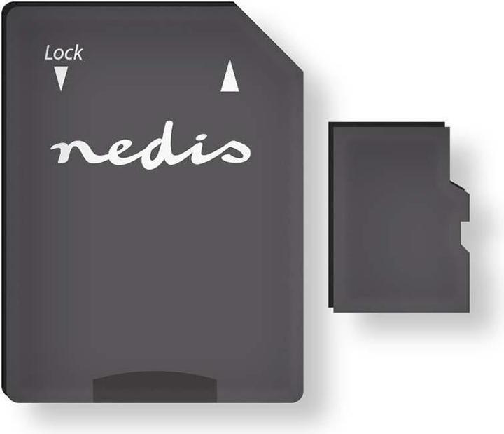 Image du produit Nedis Carte mémoire microSDH C 32 Go. (32 Go, microSDHC, U3, UHS-I)