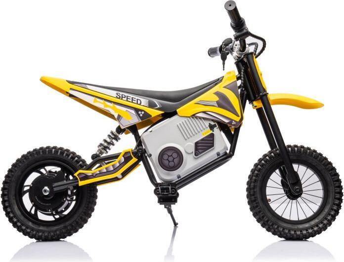 [n]fibrecare Batteriebetriebenes Motocross-Bike A9901 Gelb