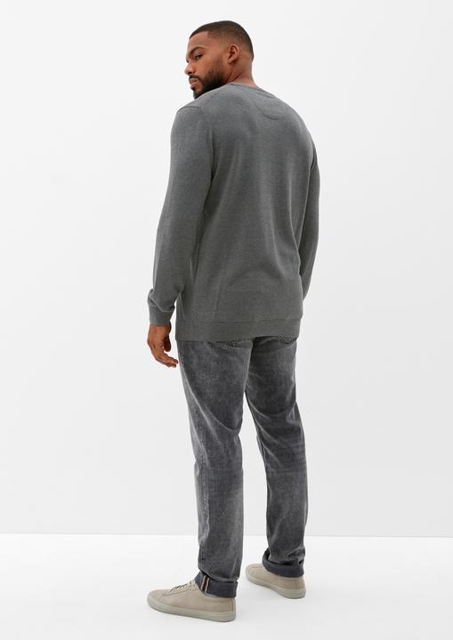 Image du produit S.Oliver Pulls hommes Pulls ras du cou en coton tricoté (5XL)