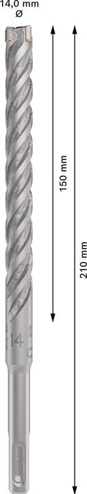 Productafbeelding Bosch Zubehör SDS-plus-5X boor 14x150x210, mm 1 st. (14 millimeter)