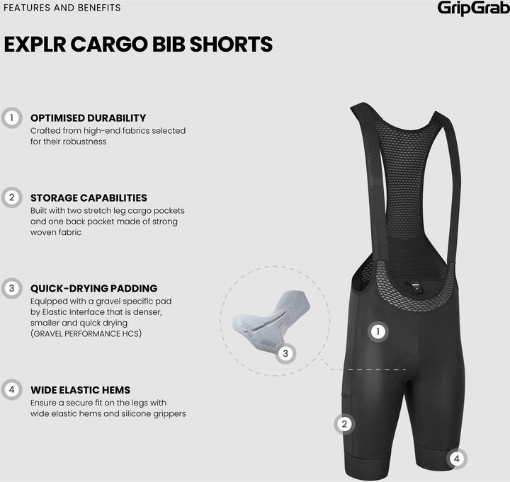 Immagine prodotto GripGrab Pantaloncini Adventure Cargo (XL)