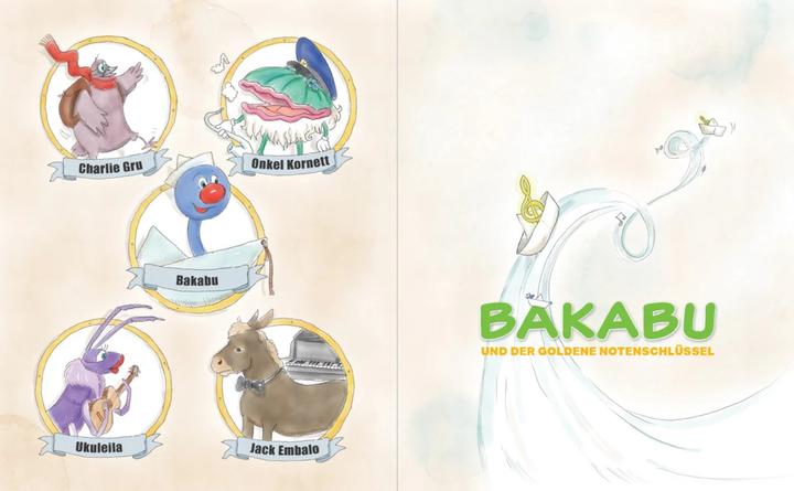 Produktbild Bakabu und der Goldene Notenschlüssel (inkl. Hörbuch-CD, gelesen von Christian Tramitz) (Deutsch, Ferdinand Auhser, 2017)