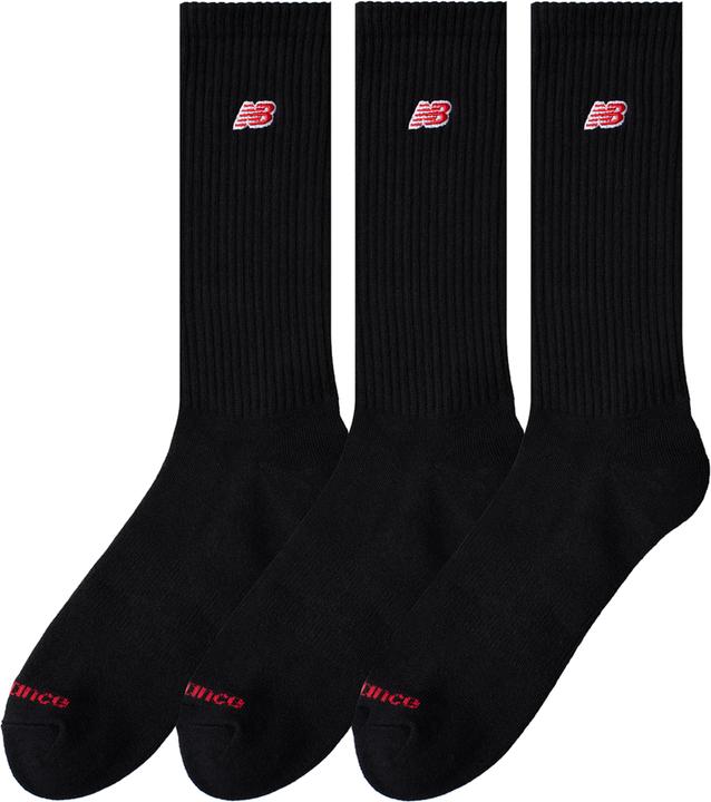 Produktbild New Balance Patch Logo Crew 3 Pack (3er Pack, M)