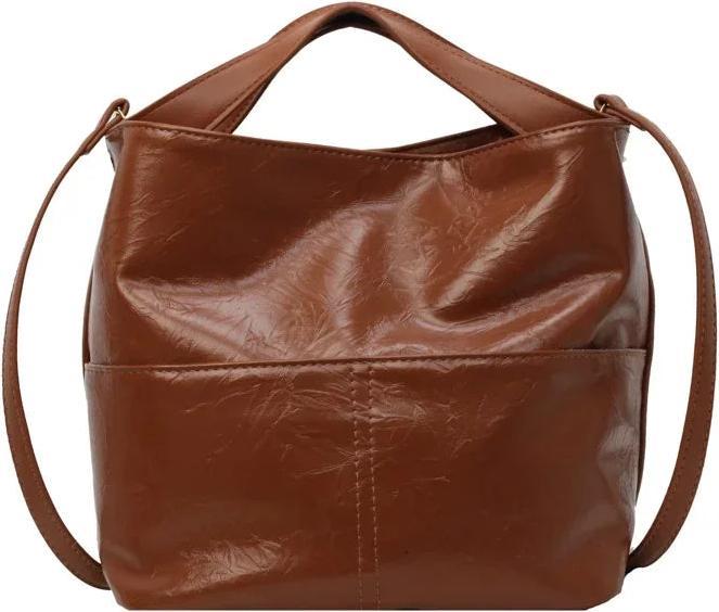 Produktbild Only-Bags.Store Einfache Pu Eimer Handtaschen grosse Kapazität Mode vielseitige Umhängetaschen