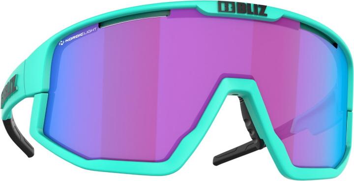 Actual product image Bliz Fusion Nano Optics Nordic Light (Matt Turquoise, Turquoise, Black, Begonia, Violet w Blue Multi)