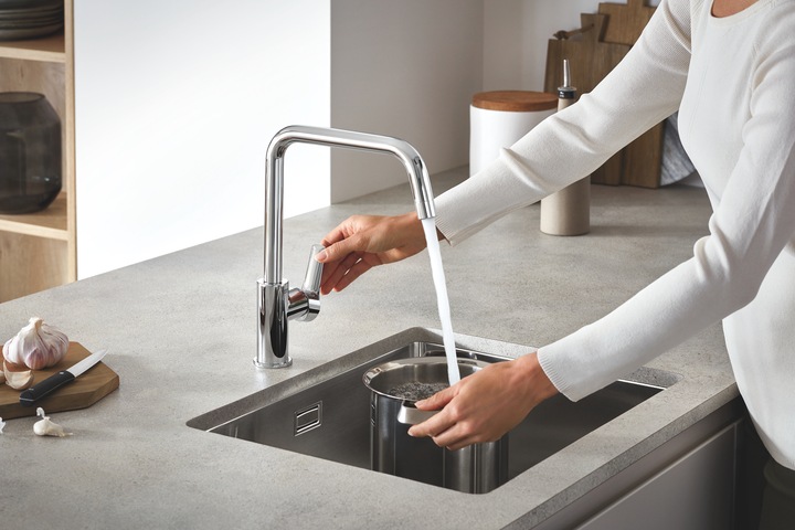 Actual product image Grohe K700 Unterbau Edelstahlspüle (Fitted sink, 40 cm, 50 cm)