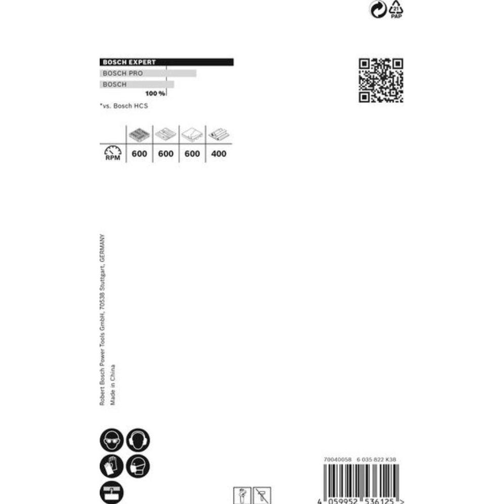 Thumbnail - Bosch Professional Zubehör, Lochsäge, EXPERT Construction Material Lochsäge, 60 x 60 mm (60 Millimeter)