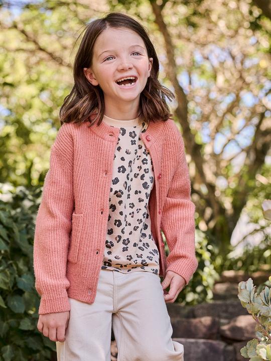 Produktbild Vertbaudet Strickjacke Mädchen flauschiger Strick (122)