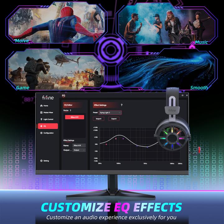 Produktbild Fifine H19 Gaming Headset (Kabelgebunden)