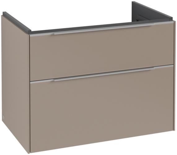 Aluminium glänzend, Taupe