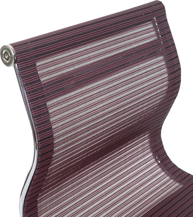 Immagine prodotto Mendler Sedia da ufficio HWC-K53, rivestimento in tessuto/tessuto a rete - rosso vino