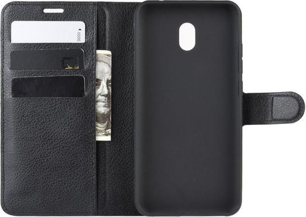 Actual product image MU Classic Litchi Leather Bookcover Series (Xiaomi Redmi 8A)