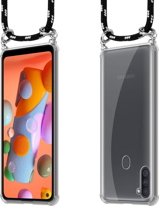 Produktbild Cadorabo TPU Handy Kette SILBER Cover