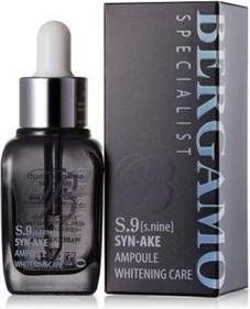 Bergamo S.9 Syn-Ake - Ampoule Whitening Care Serum For Face Of Snake Venom 30Ml (30 ml)