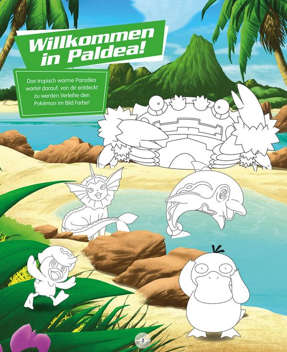 Produktbild Panini Pokémon: 500 Sticker Paldea - Stickern - Rätseln - Ausmalen