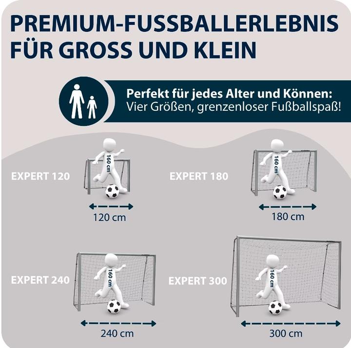 Produktbild Hudora Fussballtor Expert 180