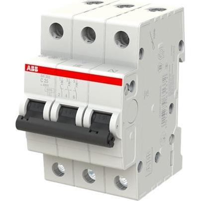 ABB, Schutzschalter, MINI CIRCUIT BREAKER SH203-C25A 3P 6KA