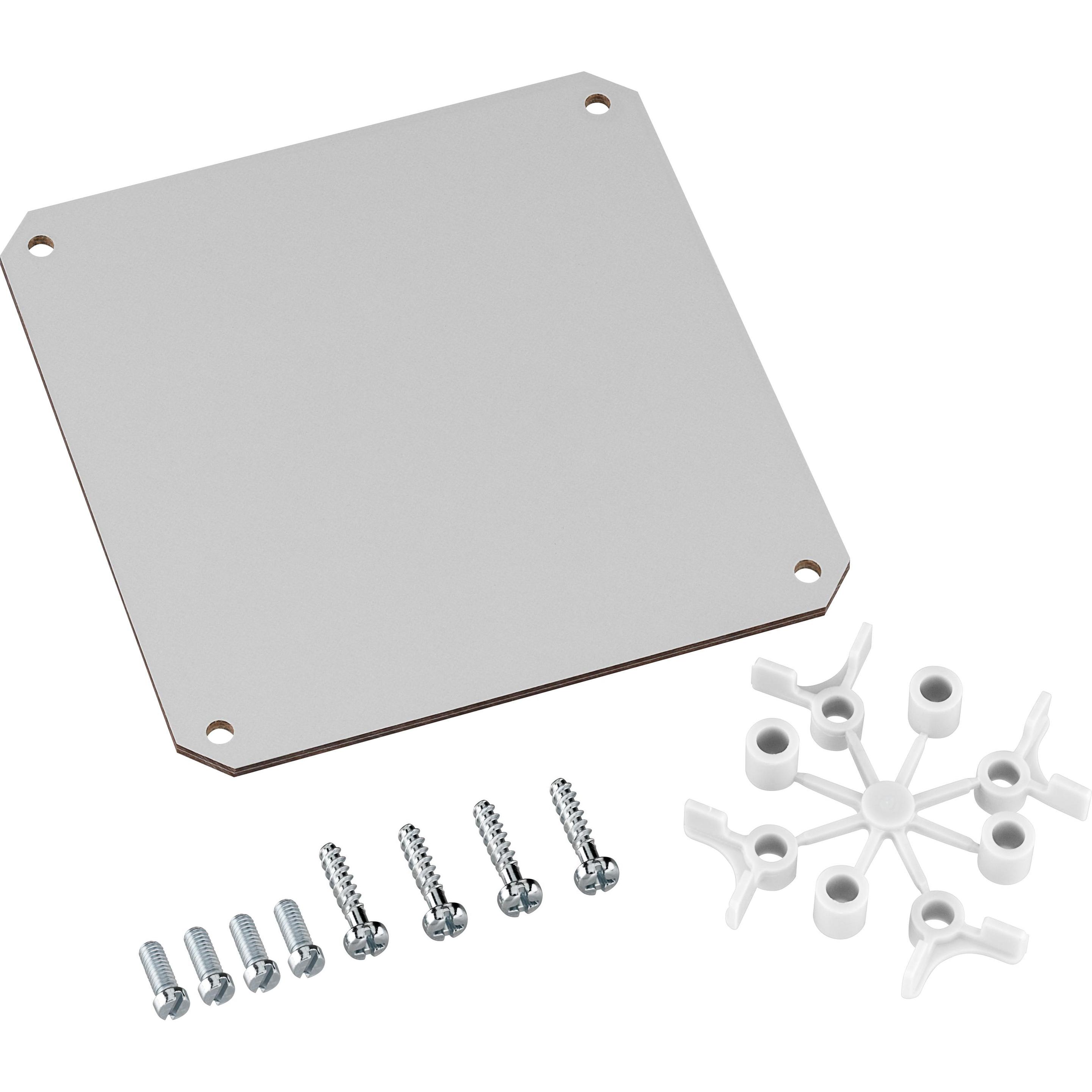 Spelsberg TK Montageplatte für Kunststoffgehäuse (Diverse), Elektronikzubehör + Gehäuse, Grau