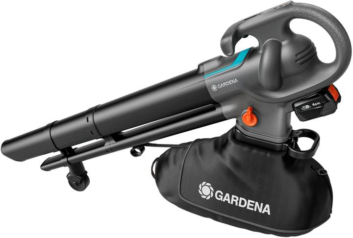 Gardena Akku-Laubsauger/Laubbläser PowerJet Collect 18V P4A solo (grau/schwarz, ohne Akku und Ladegerät, POW (Akkubetrieb, Laubbläser)