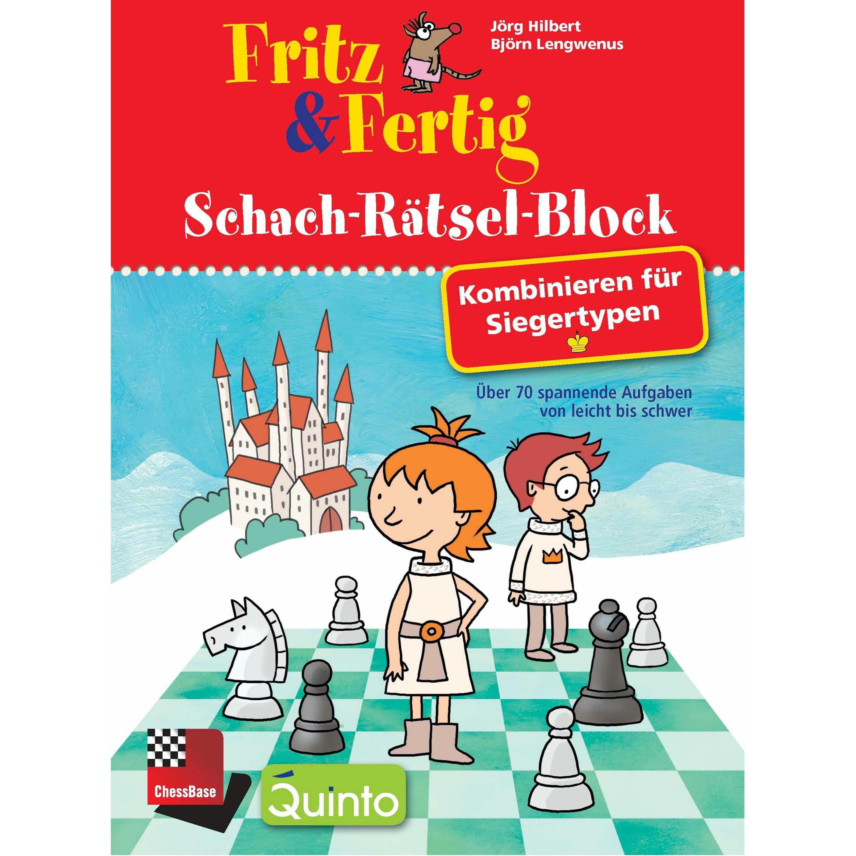 Chess Base Fritz & Fertig Schach-Rätsel-Block: Kombinieren für Siegertypen
