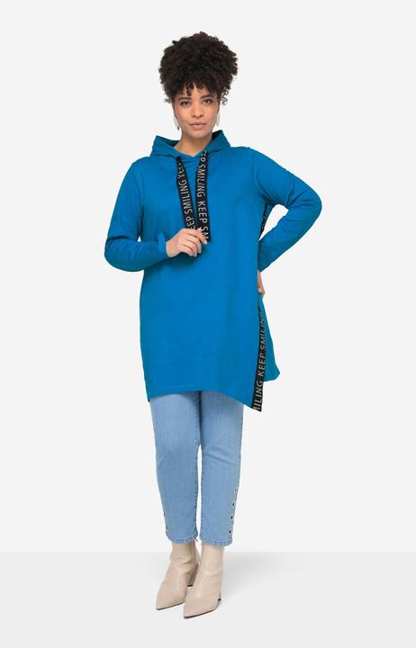 Produktbild Miamoda Long-Hoodie, Kapuze, Zierbänder, Langarm (48)