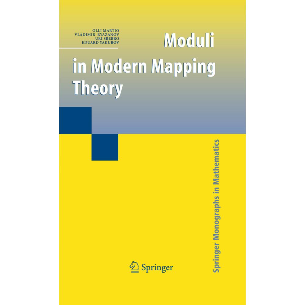 Moduli in Modern Mapping Theory, Fachbücher