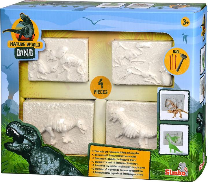 Actual product image Simba Dino Grosses Ausgrabungsset, 4 Stück